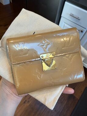 Louis Vuitton Gold Vernis Koala Trifold Wallet